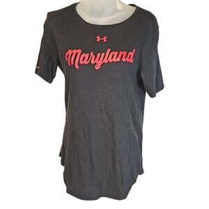 Under Armour Women’s Maryland Terrapins HeatGear Short Sleeve Performance Tee